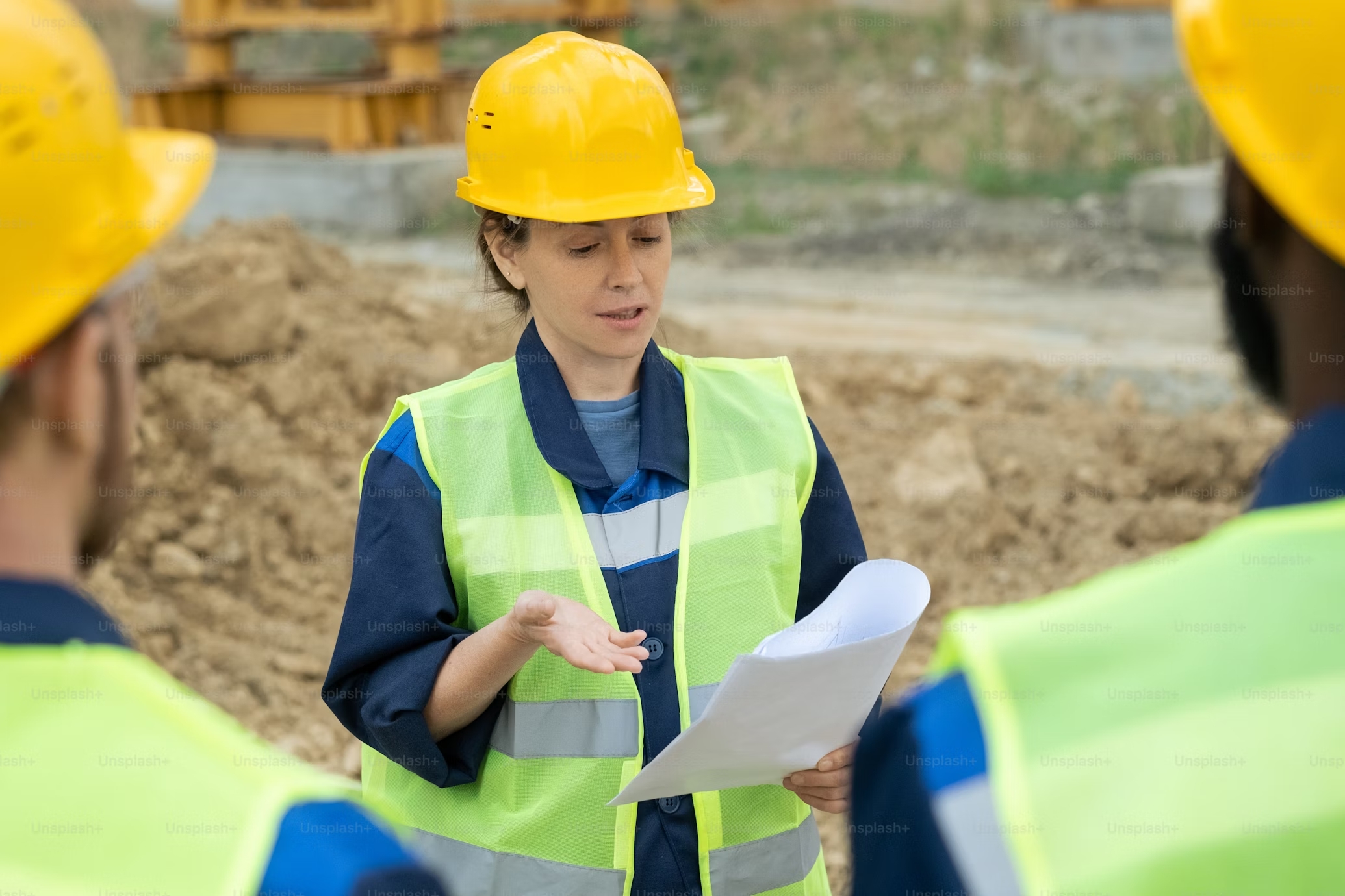 Civil engineering team